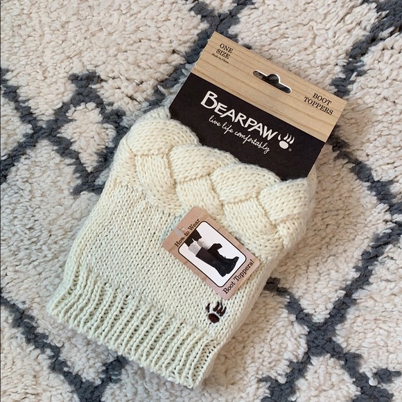 BearPaw Accessories - Bearpaw Ivory Boot Toppers